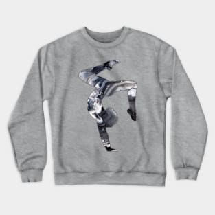 Gymnast Marble Stag Handstand Crewneck Sweatshirt